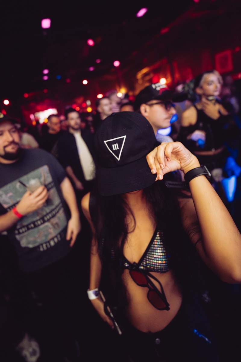 Crowd at a satellite party